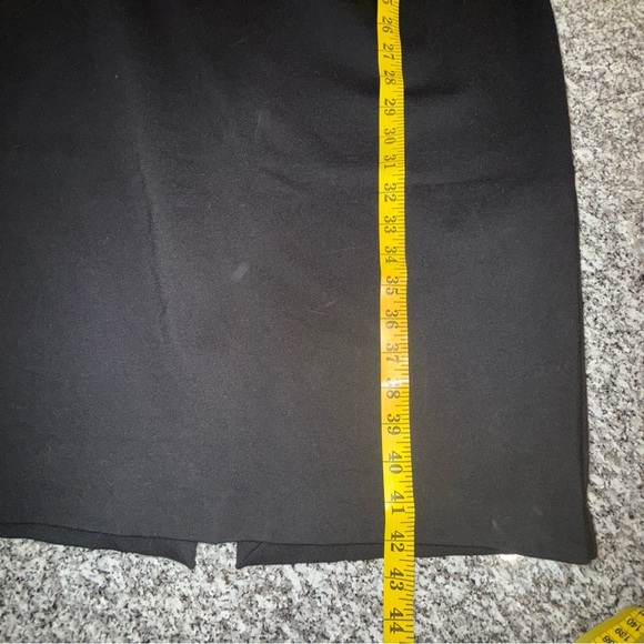 White House Black Market Cream/White Black Sheath Midi Dress 14 - Picture 7 of 12